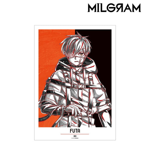 『MILGRAM -ミルグラム-』フータ Ani-Art BLACK LABEL A3マット加工ポスター【202510再販】